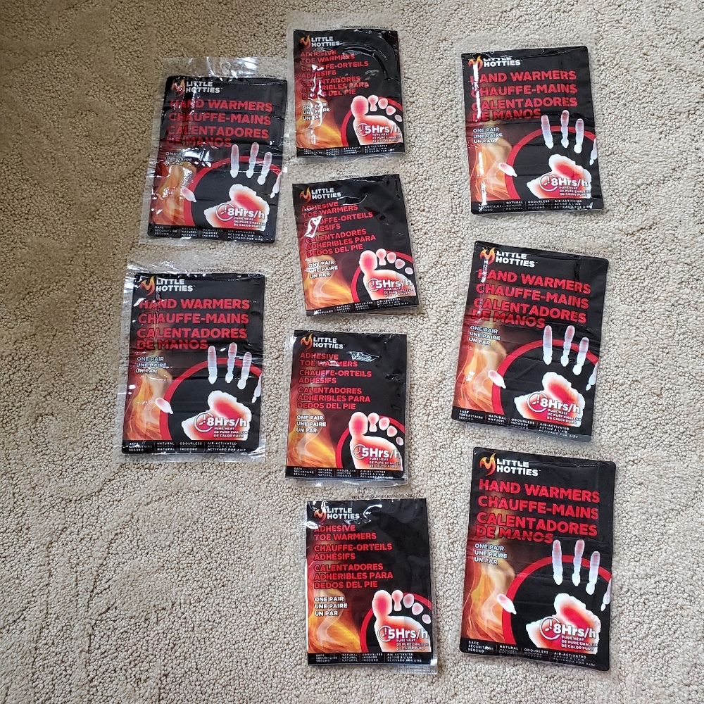 Lot of little hotties hand and toe warmers